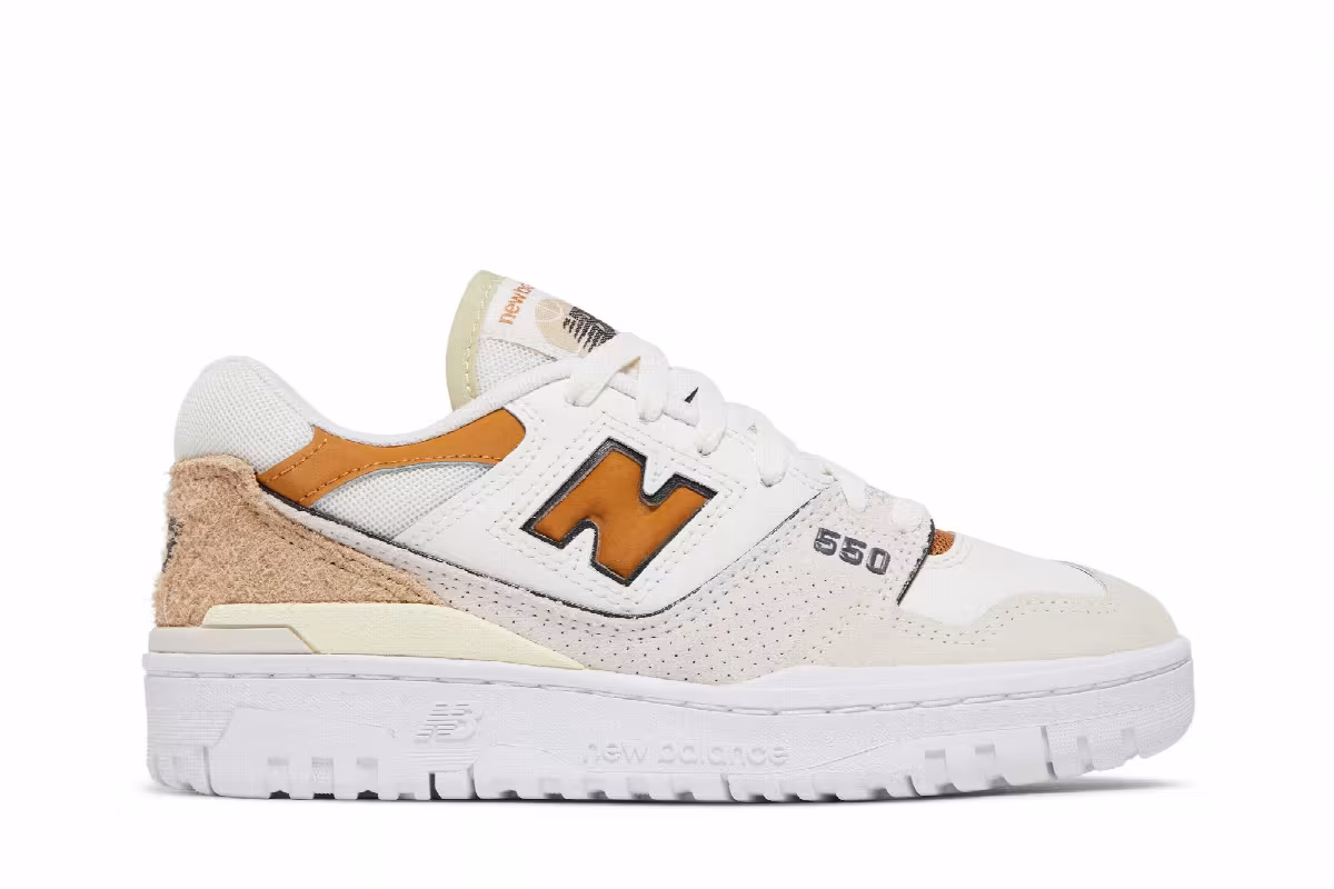 New Balance Women's 550 Sea Salt Tobacco, view 2