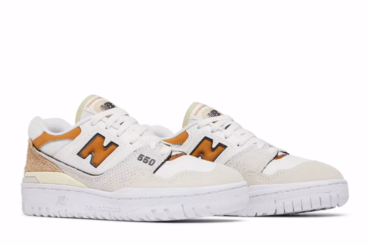 New Balance Women's 550 Sea Salt Tobacco, view 9
