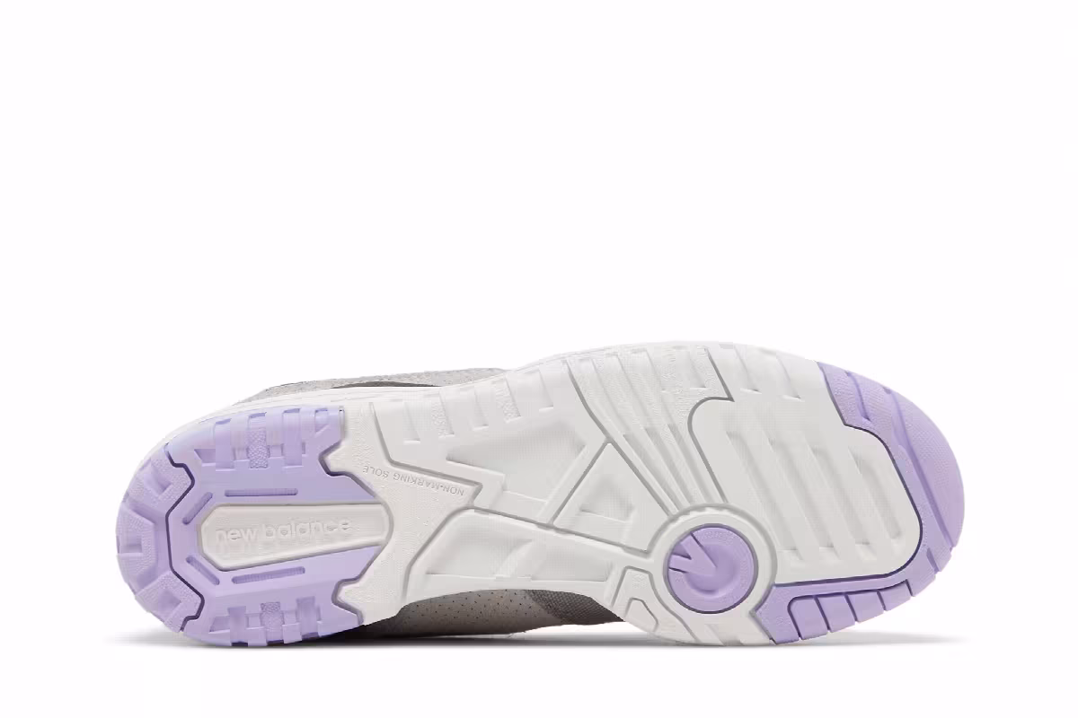 New Balance Women's 550 Shadow Grey Lilac, view 5