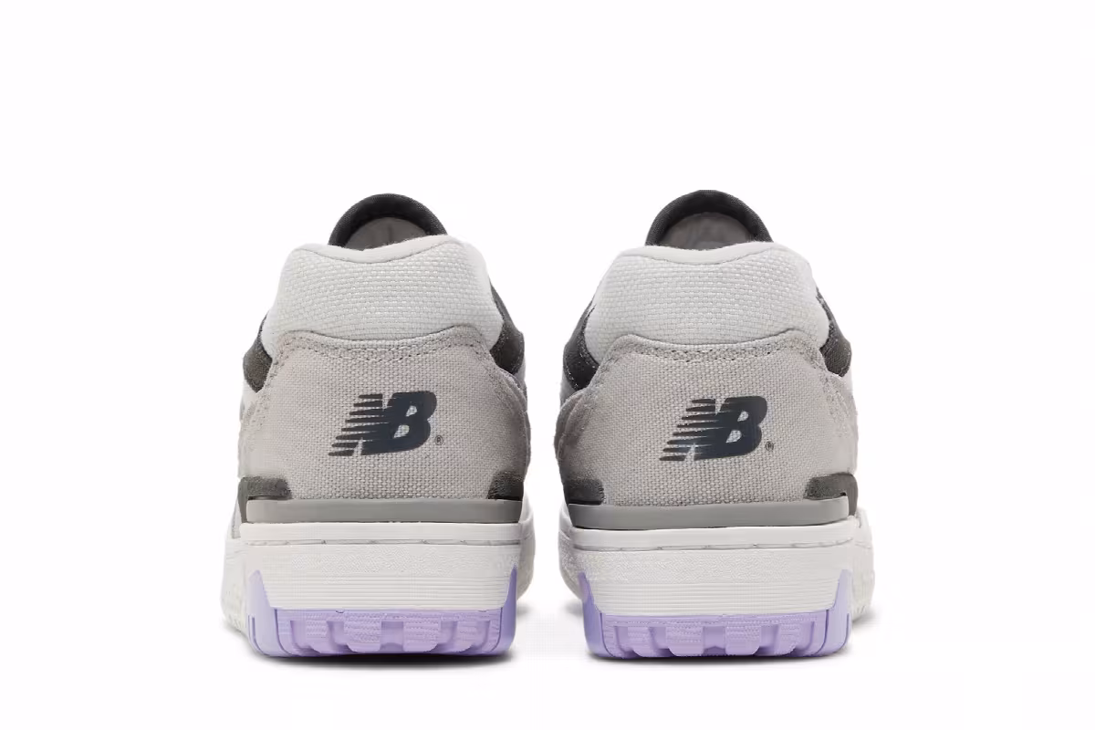 New Balance Women's 550 Shadow Grey Lilac, view 7