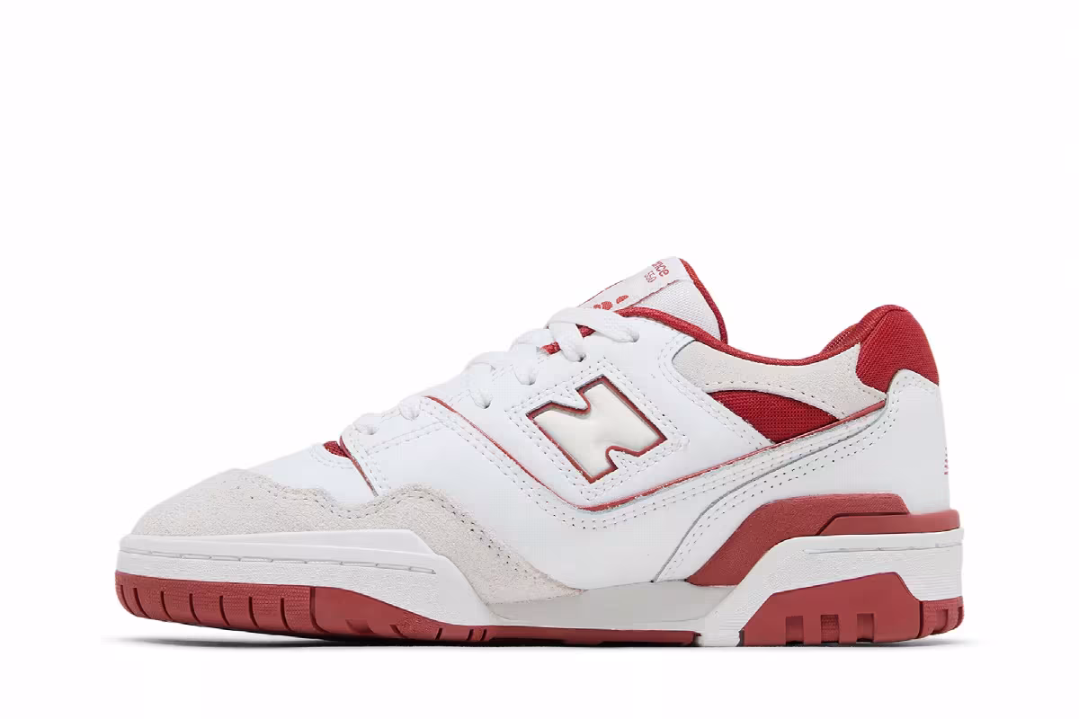 New Balance 550 Big Kid White Astro Dust, view 4