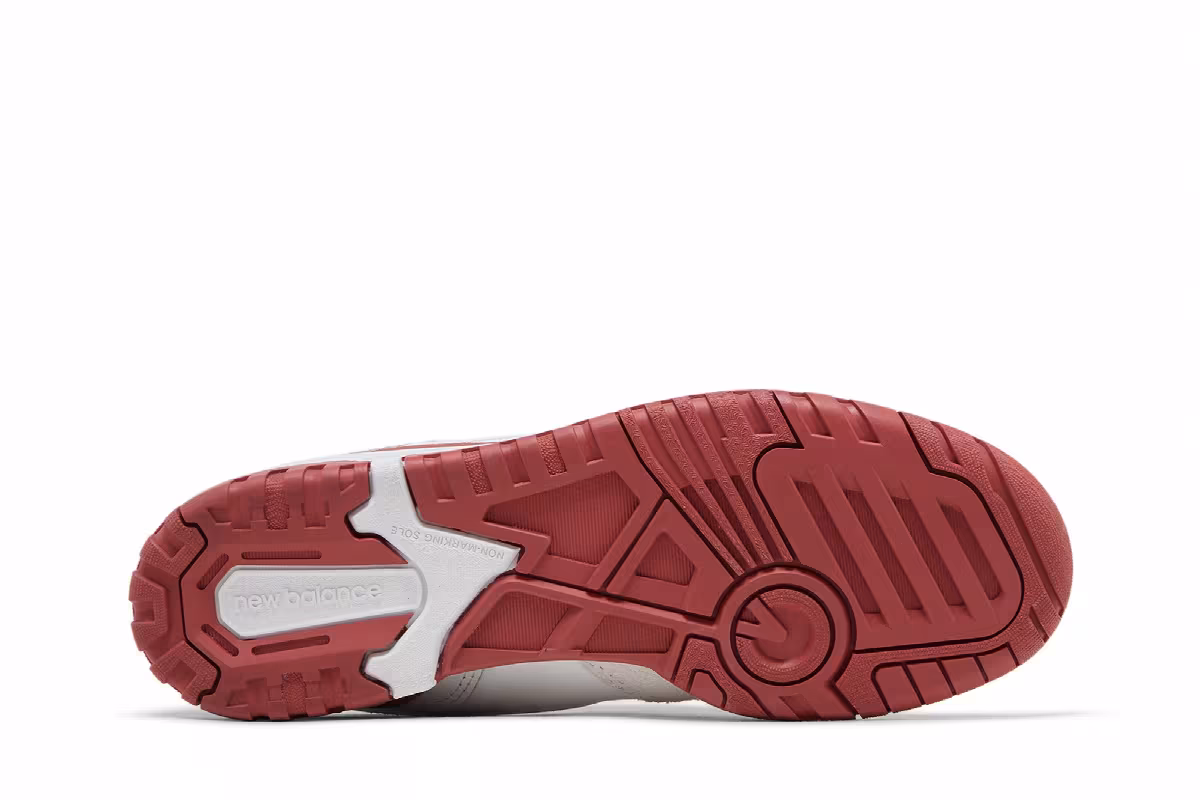 New Balance 550 Big Kid White Astro Dust, view 5
