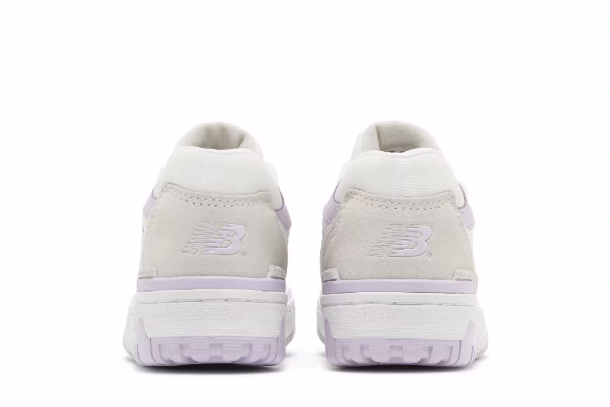 New Balance 550 Big Kid White Thistle, view 7