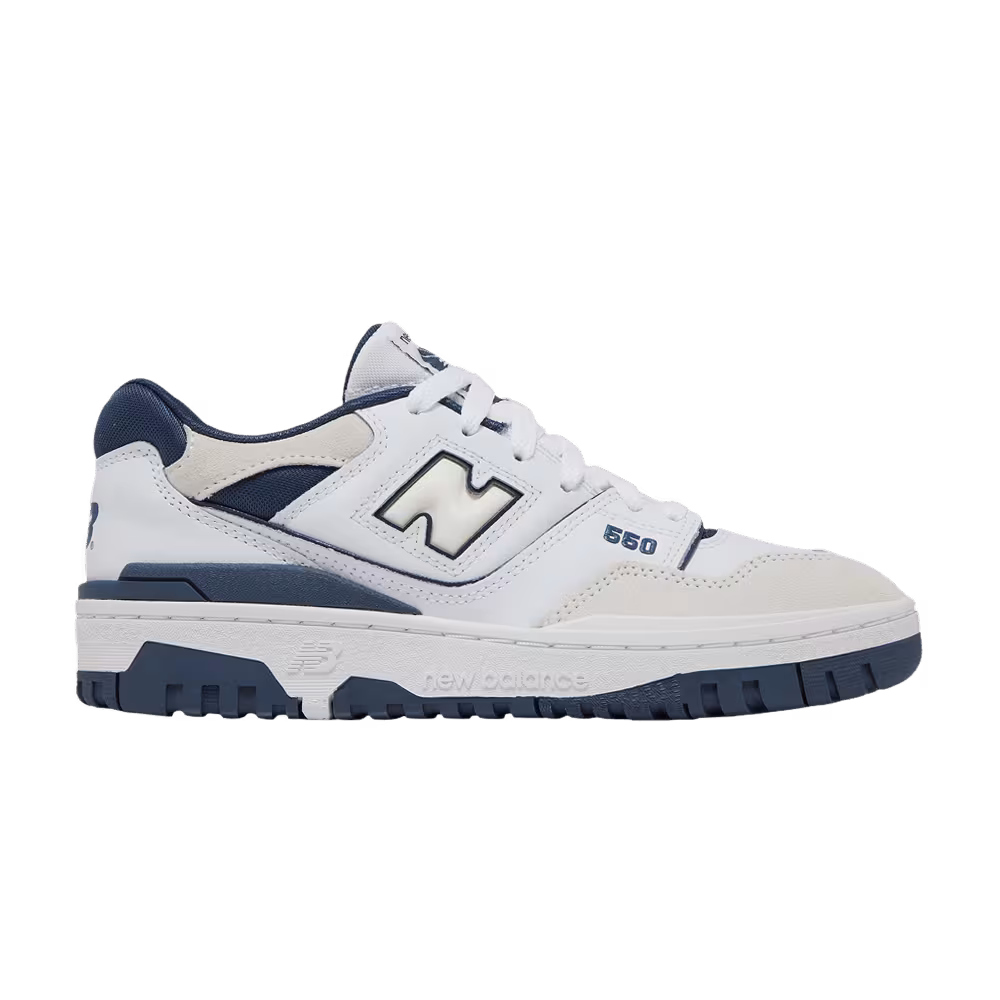 New Balance 550 Big Kid White Vintage Indigo