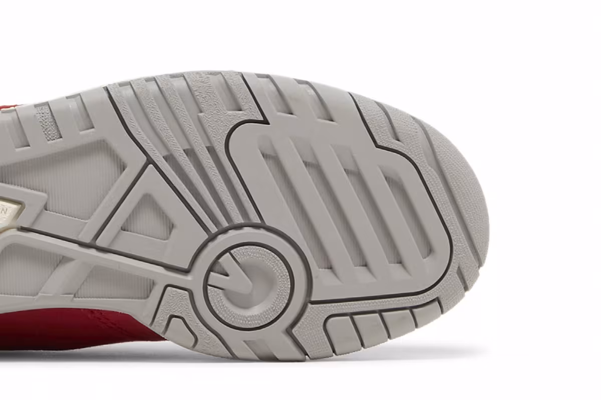 New Balance 550 Big Kid Suede Pack - Team Red, view 6
