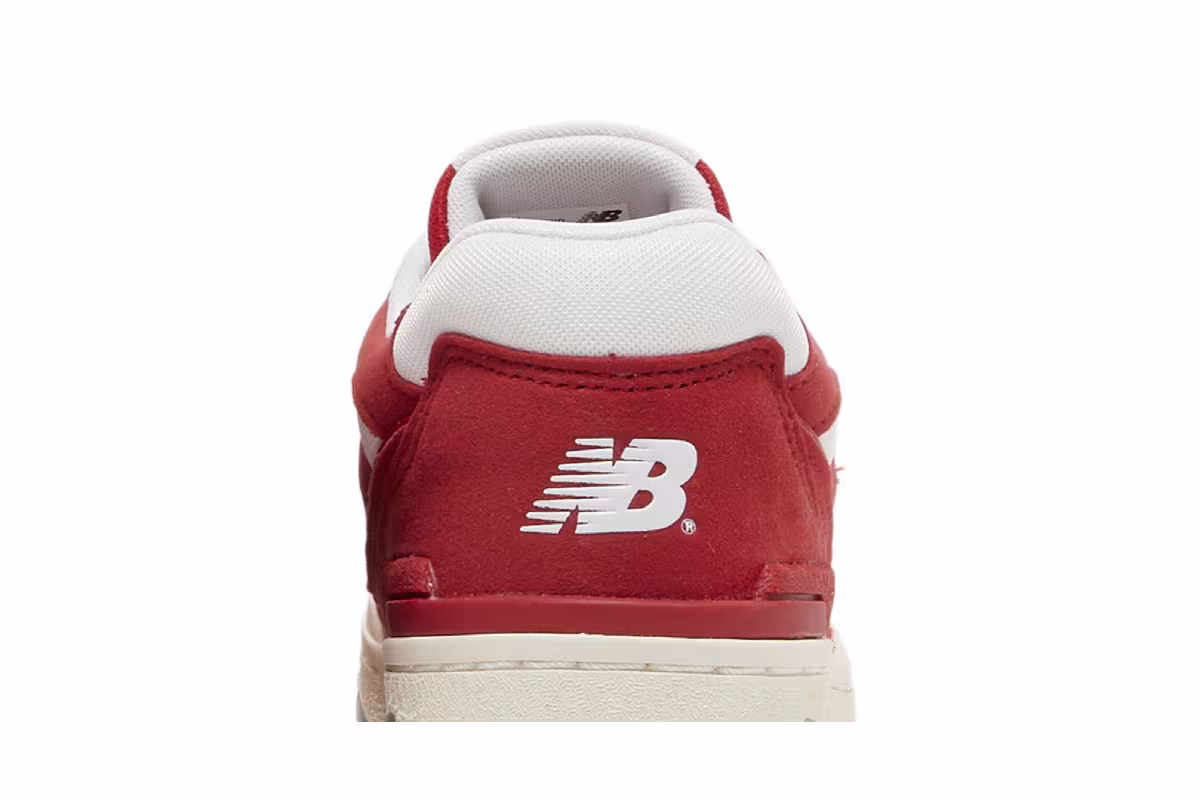 New Balance 550 Big Kid Suede Pack - Team Red, view 8