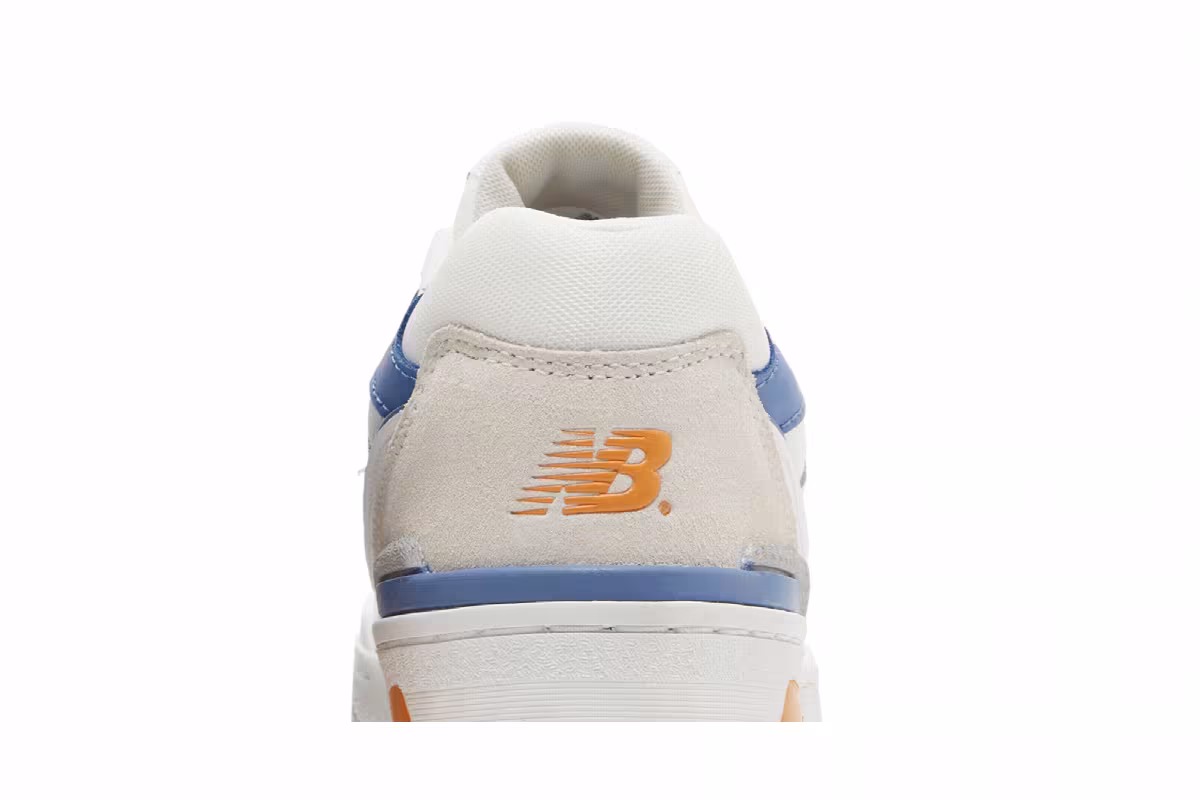 New Balance 550 Big Kid White Mercury Blue, view 8