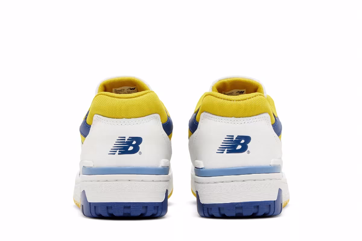 New Balance 550 Big Kid Honeycomb Heritage Blue, view 7