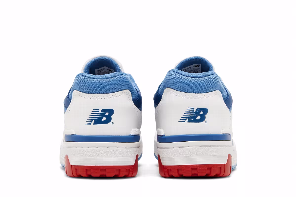 New Balance 550 Big Kid Red Atlantic Blue, view 7