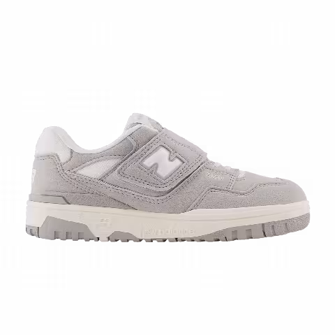 New Balance 550 Bungee Lace Top Strap Little Kid 'Suede Pack - Concrete'