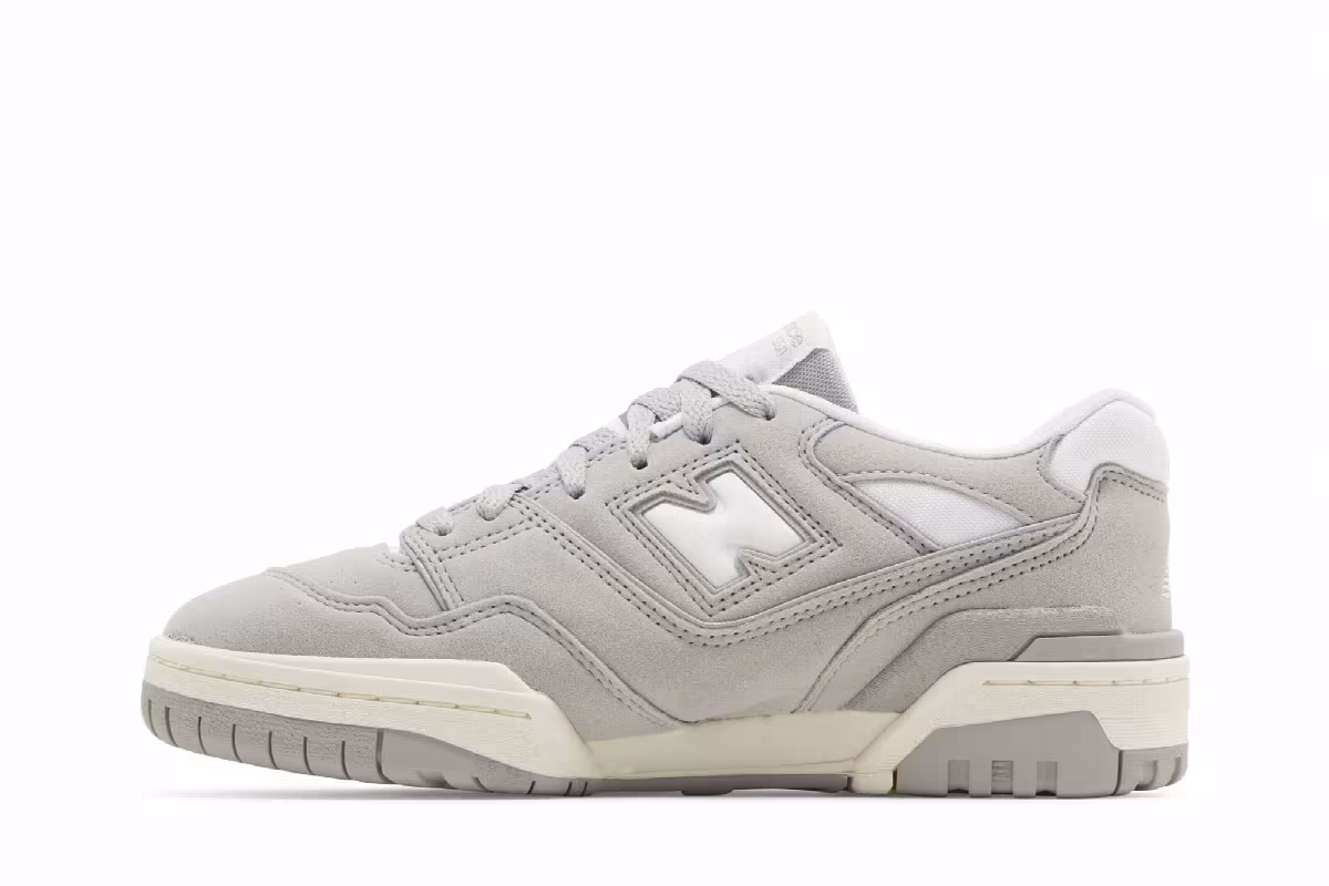 New Balance 550 Big Kid Suede Pack - Concrete, view 4