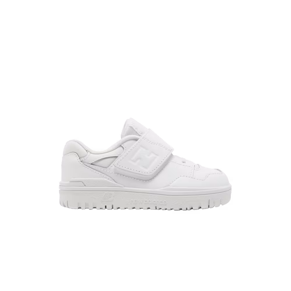 New Balance 550 Bungee Lace Top Strap Toddler Triple White