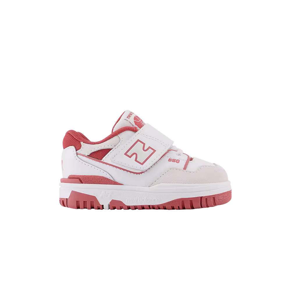 New Balance 550 Bungee Lace Top Strap Toddler White Astro Dust