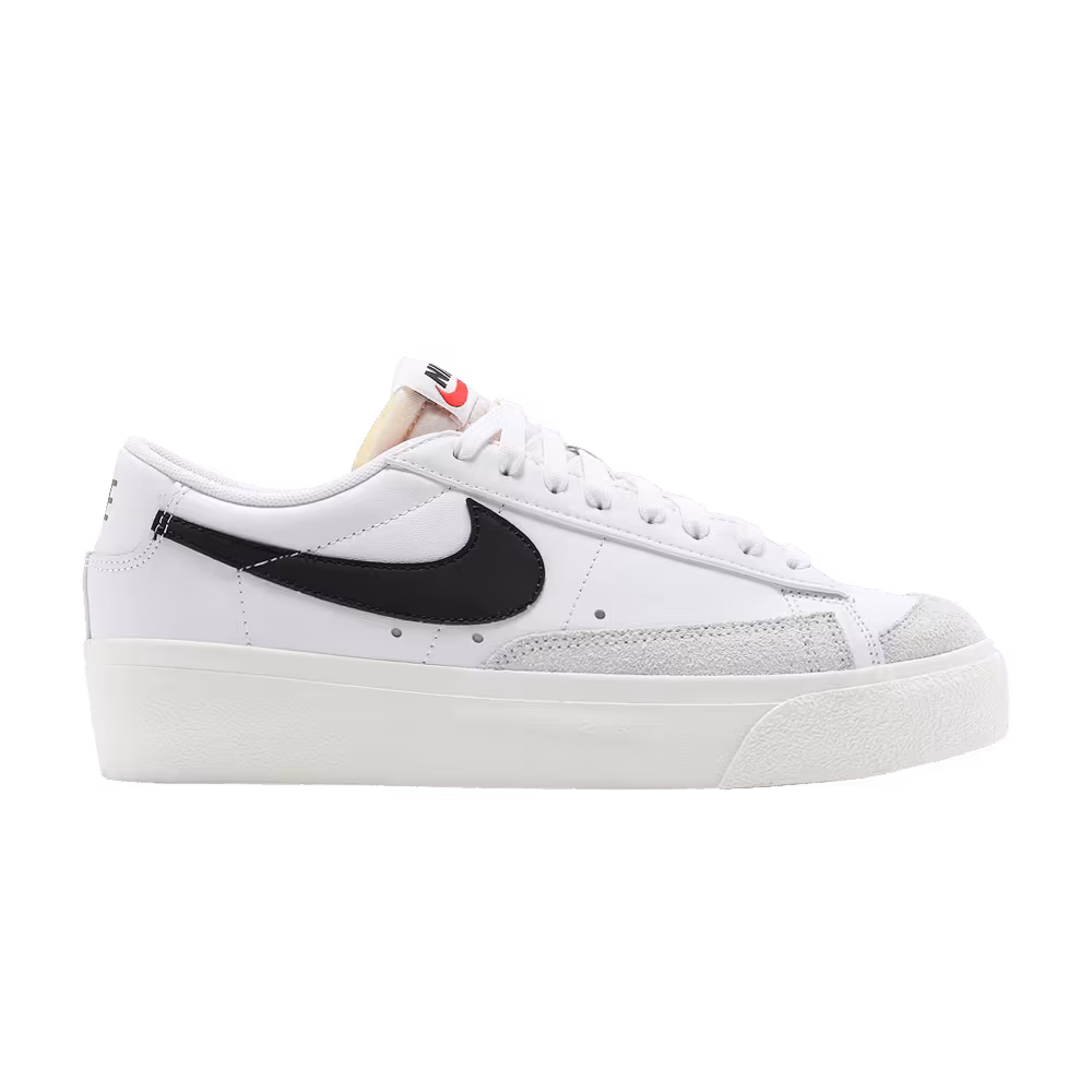 Nike Women's Blazer Low Platform White Black