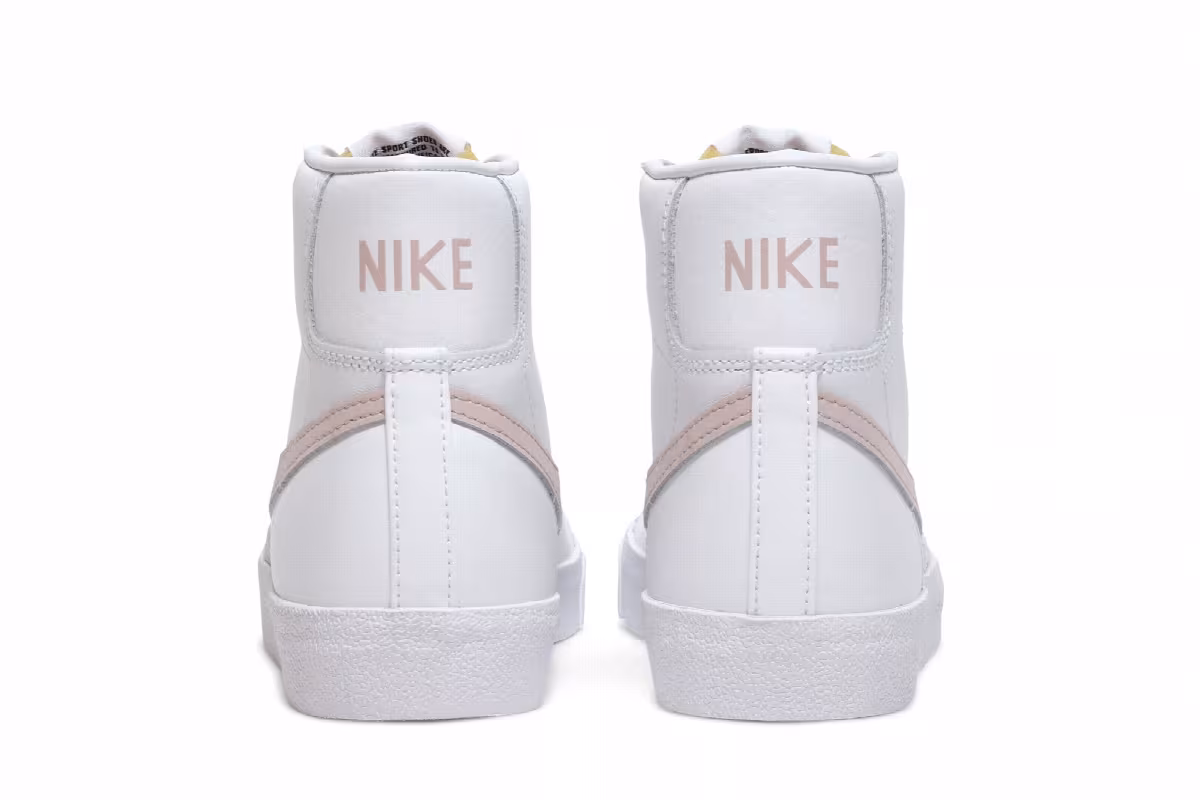 Nike Women's Blazer Mid White Pink Oxford, view 7
