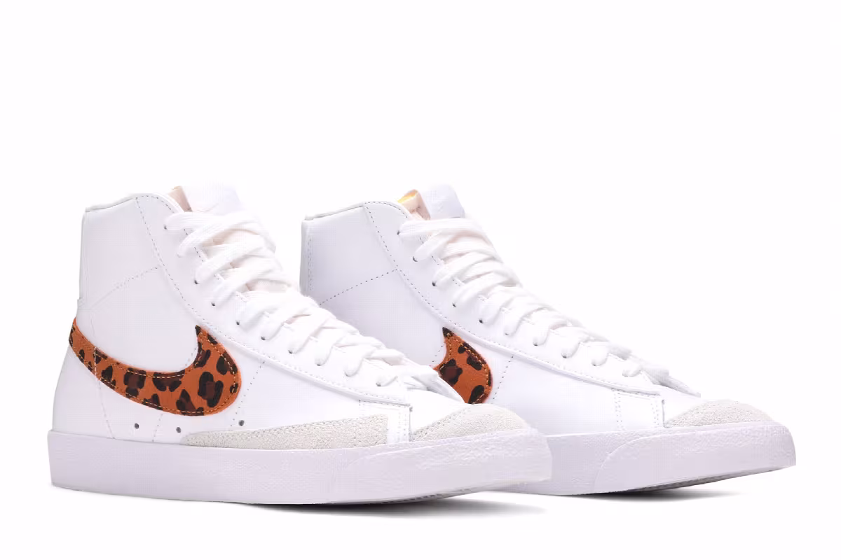 Nike Women's Blazer Mid Leopard, view 9