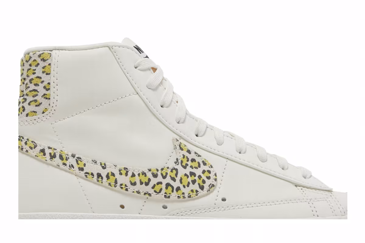 Nike Women's Blazer Mid Lemon Leopard, view 3