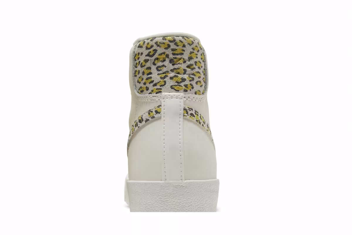 Nike Women's Blazer Mid Lemon Leopard, view 8