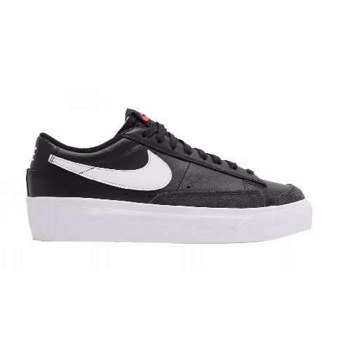 Nike Wmns Blazer Low Platform 'Black White'