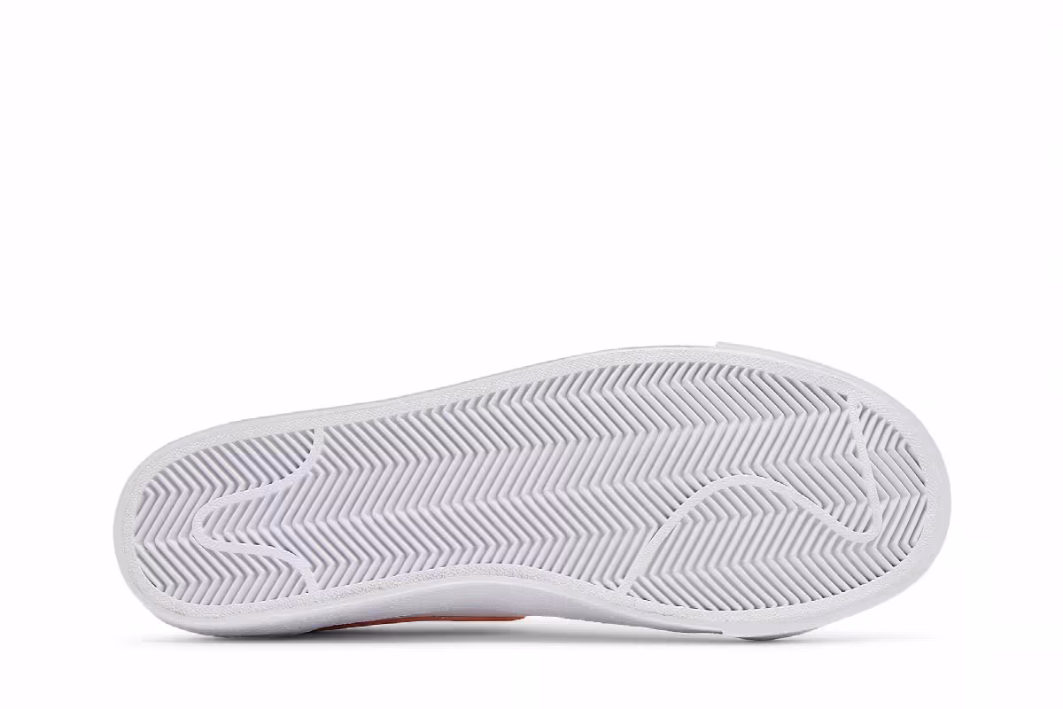 Nike Women's Blazer Low White Orange, view 5