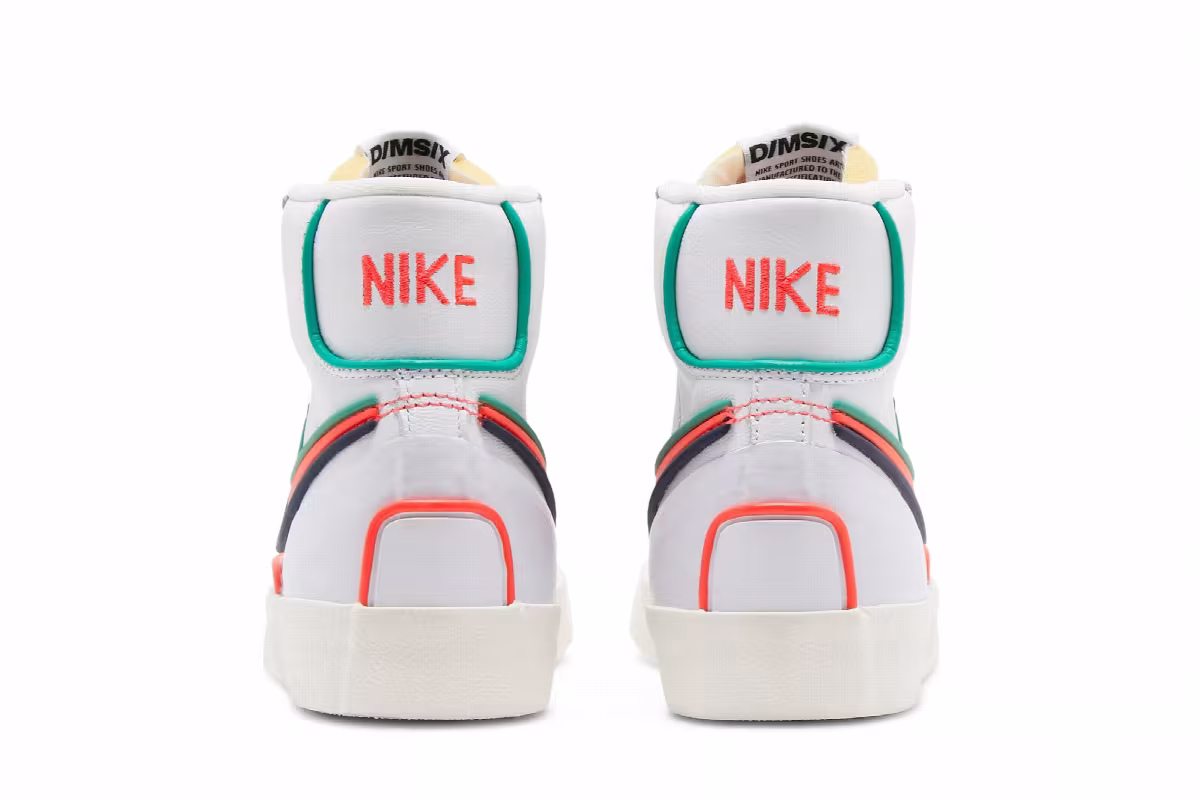 Nike Women's Blazer Mid Infinite White Crimson, view 7