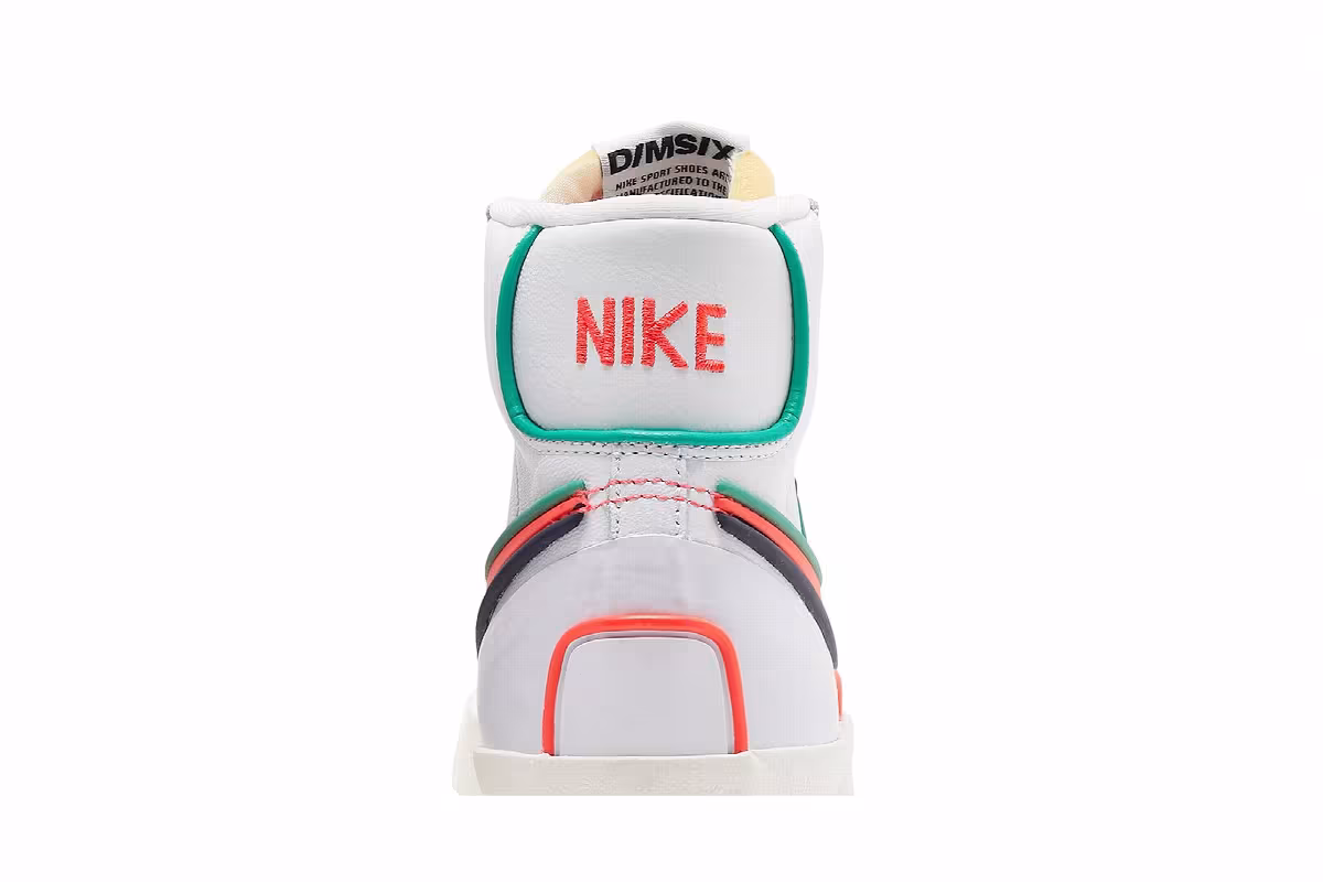 Nike Women's Blazer Mid Infinite White Crimson, view 8