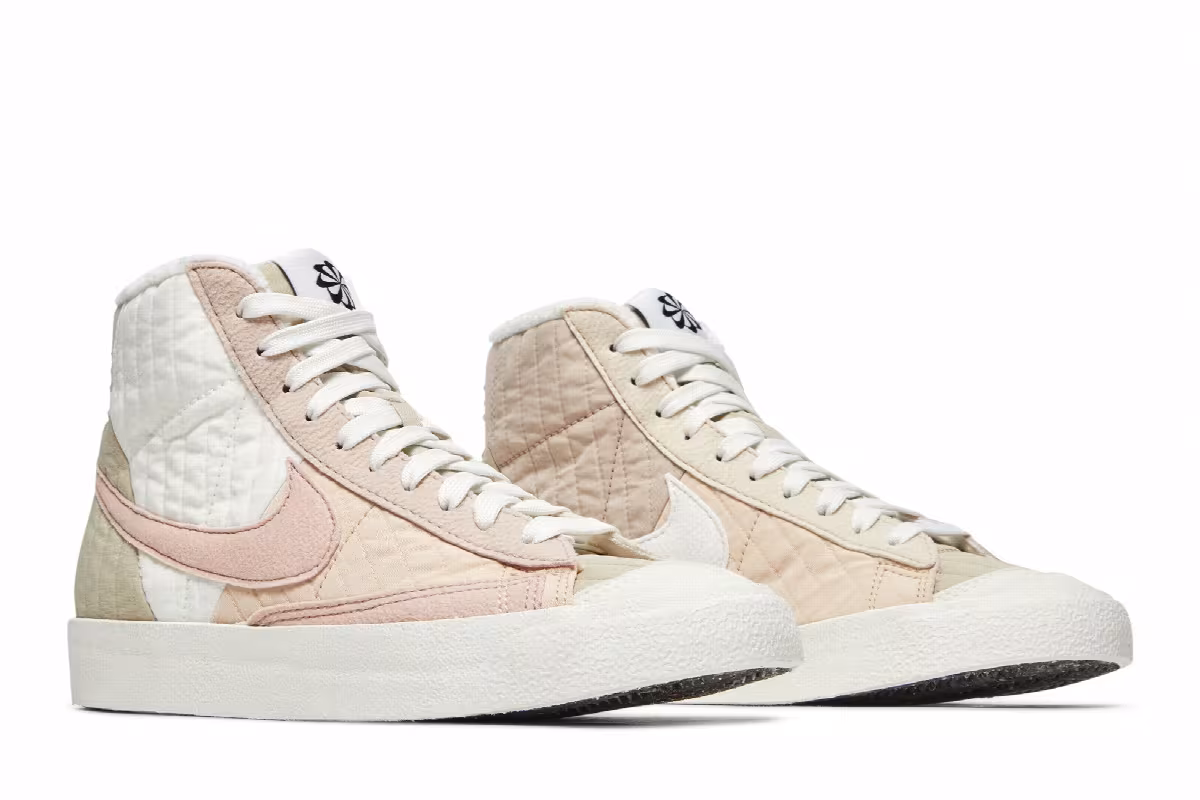 Nike Women's Blazer Mid Toasty - Pink Oxford, view 9