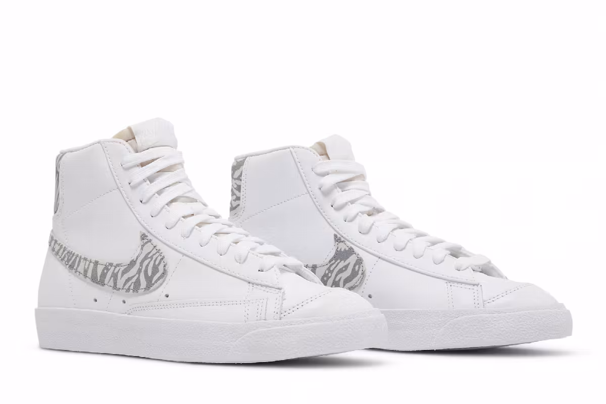 Nike Women's Blazer Mid Zebra, view 9