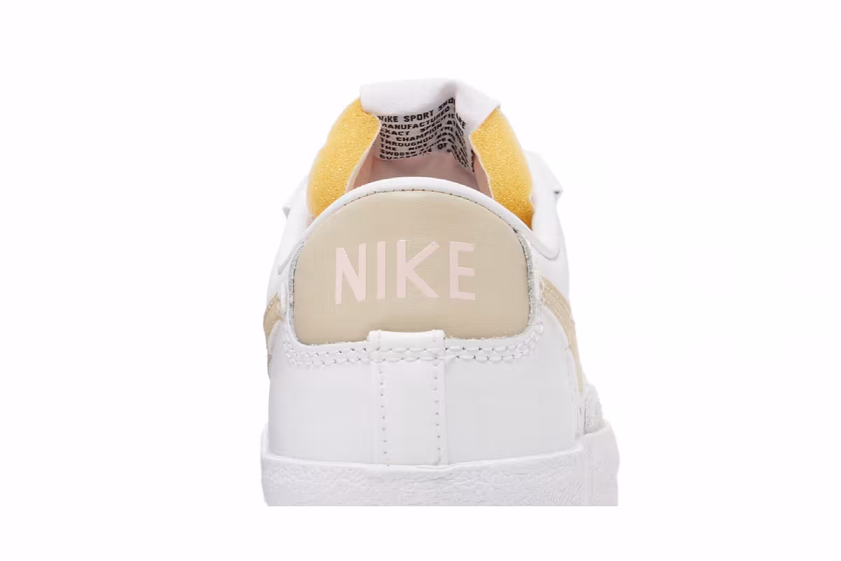 Nike Women's Blazer Low White Pale Coral, view 8