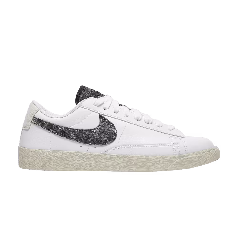 Nike Women's Blazer Low SE Recycled Wool Pack - White Black