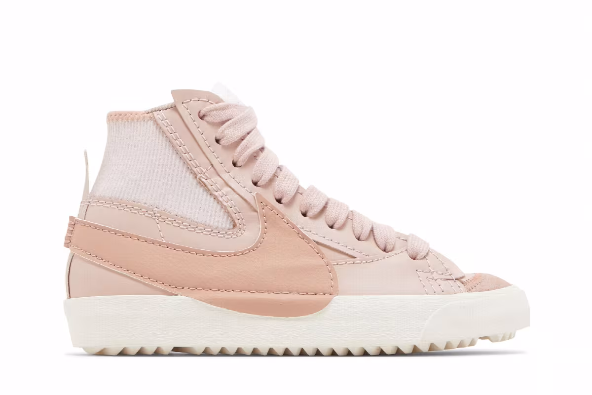 Nike Women's Blazer Mid Pink Oxford, view 2