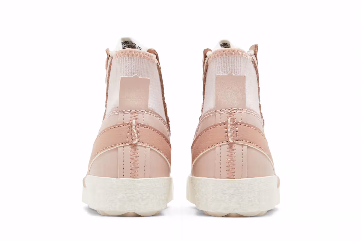 Nike Women's Blazer Mid Pink Oxford, view 7
