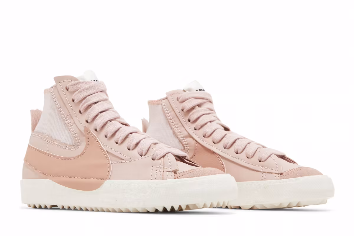 Nike Women's Blazer Mid Pink Oxford, view 9