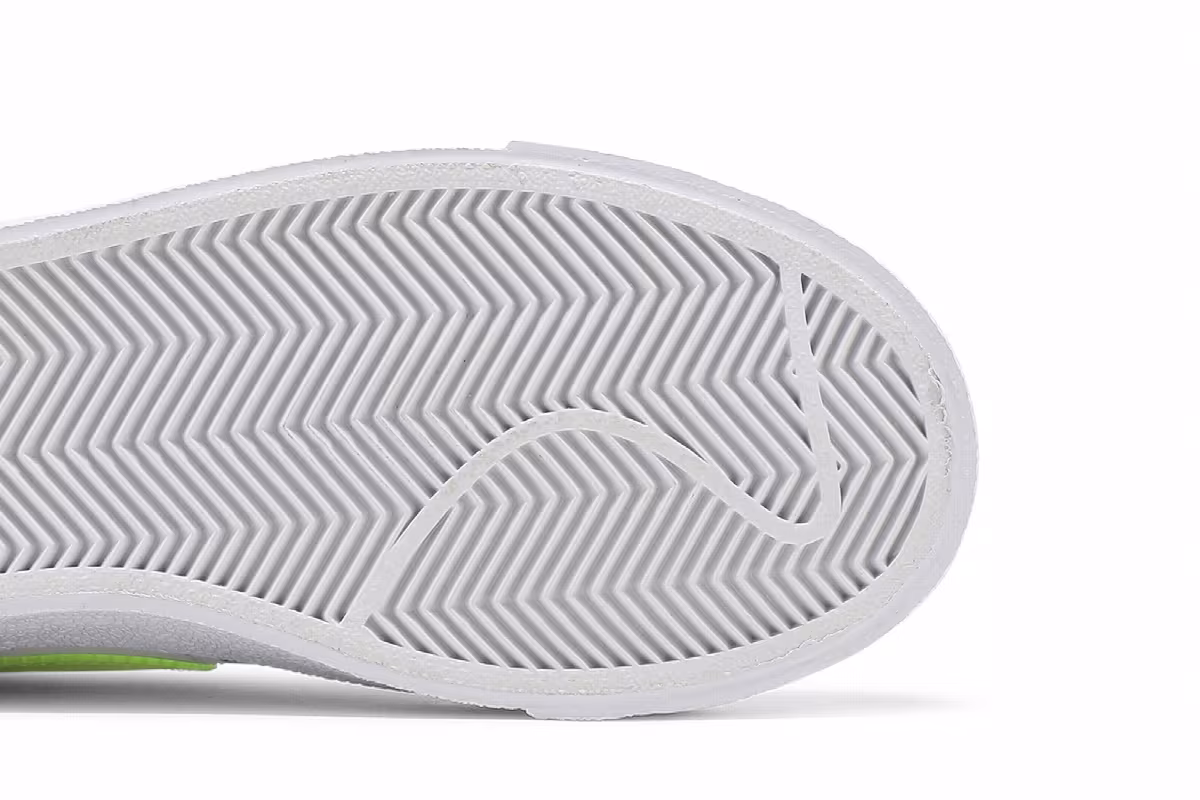 Nike Women's Blazer Mid White Volt, view 6