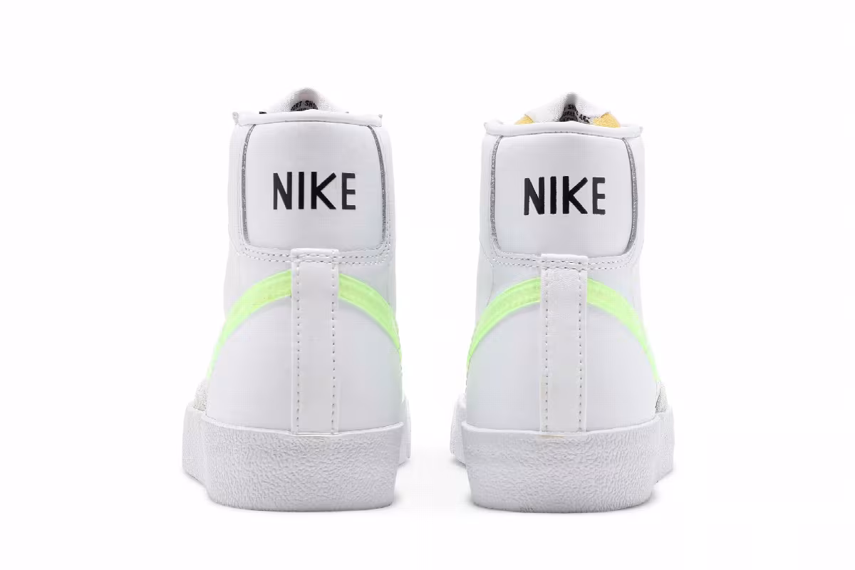 Nike Women's Blazer Mid White Volt, view 7