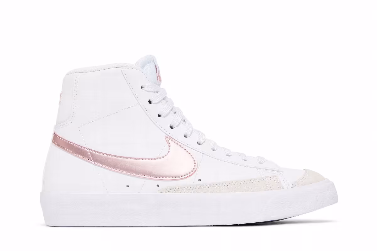 Nike Blazer Mid White Pink Glaze, view 2