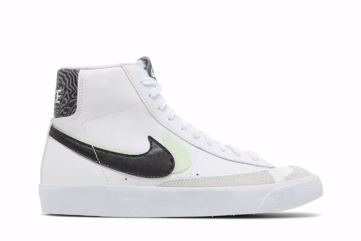 Nike Blazer Mid Double Swoosh - White Vapor Green, view 2