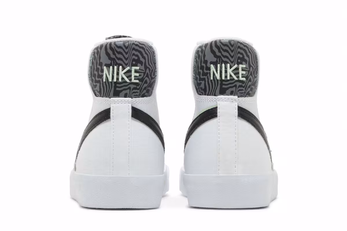 Nike Blazer Mid Double Swoosh - White Vapor Green, view 7