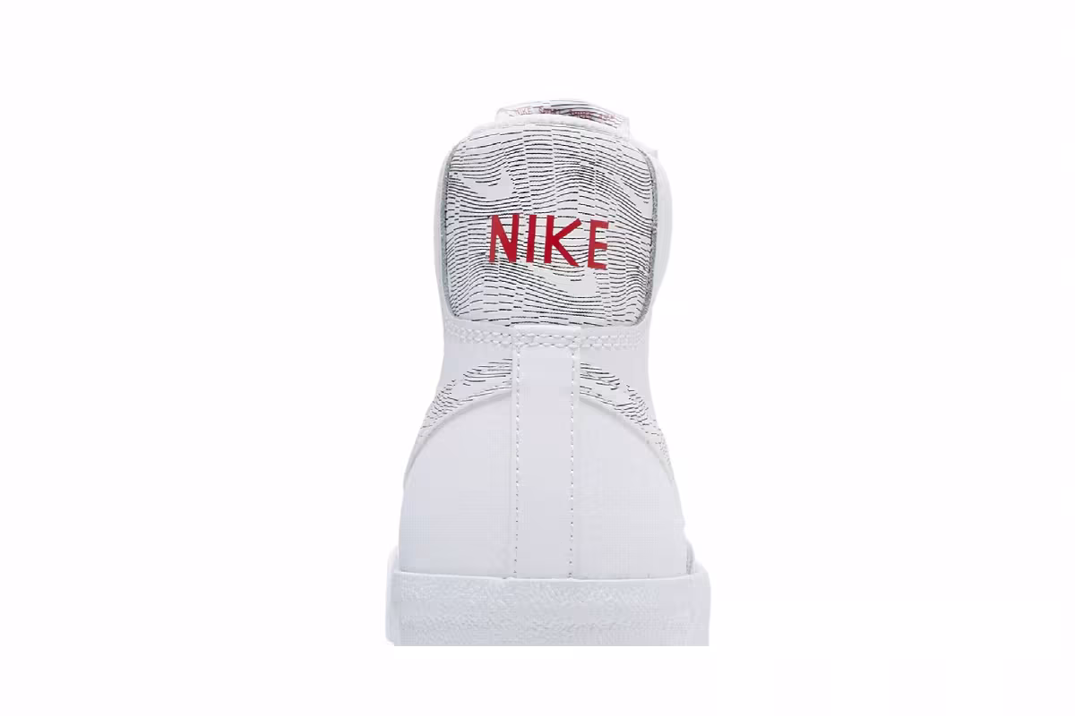 Nike Blazer Mid White Logo Print, view 8