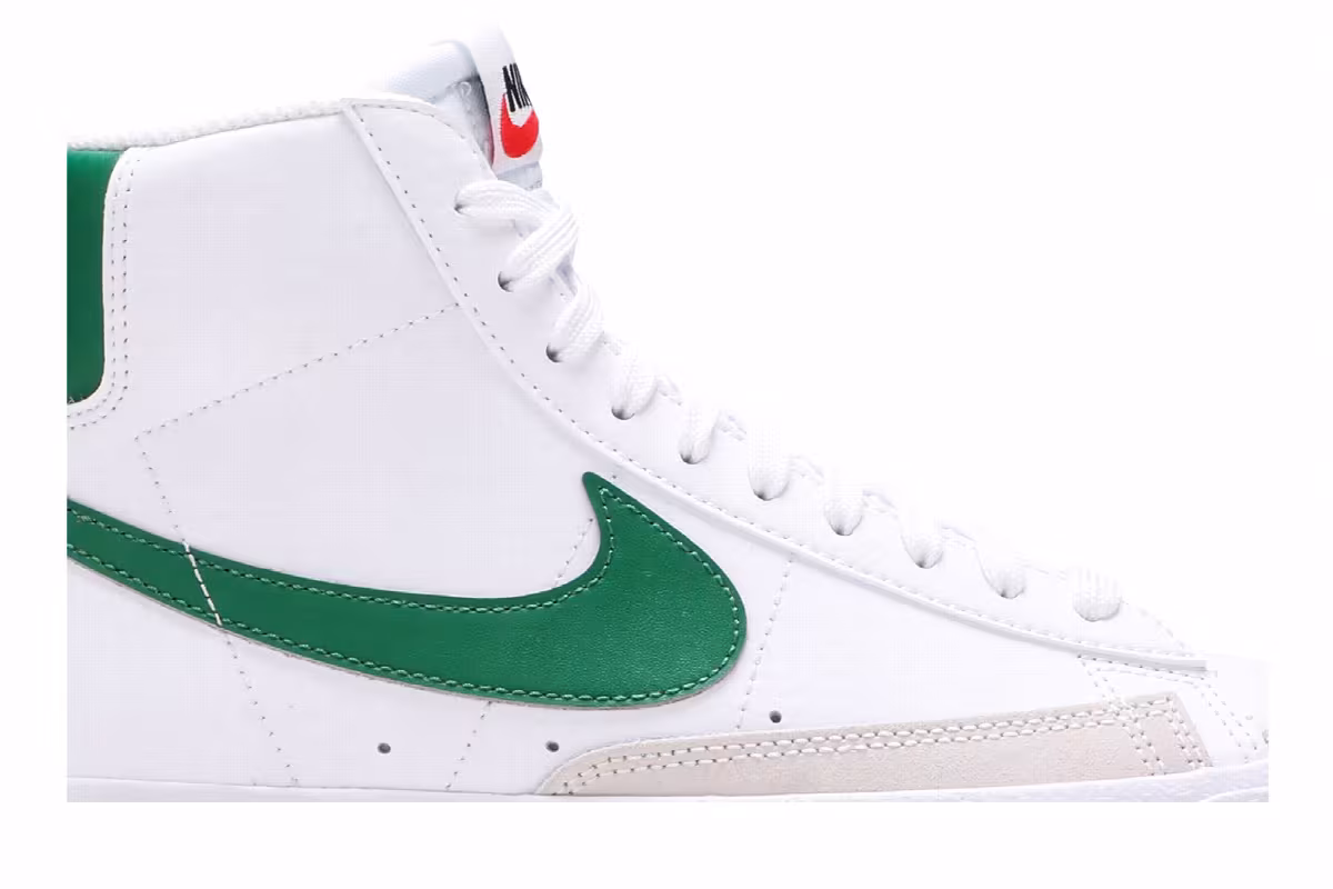 Nike Blazer Mid White Pine Green, view 3