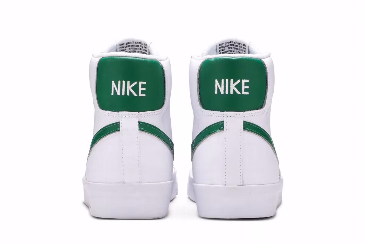 Nike Blazer Mid White Pine Green, view 7