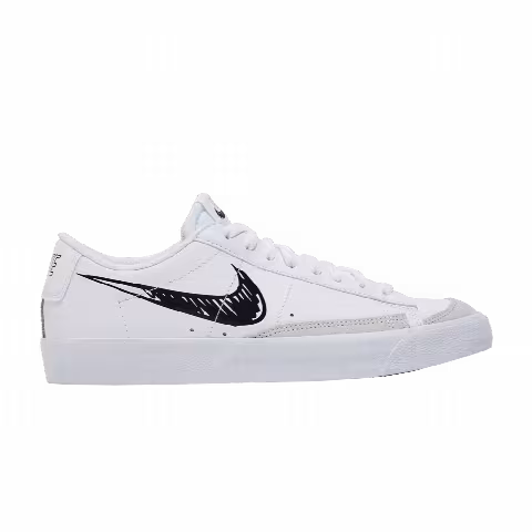 Nike Blazer Low '77 GS 'Sketch - White Black'
