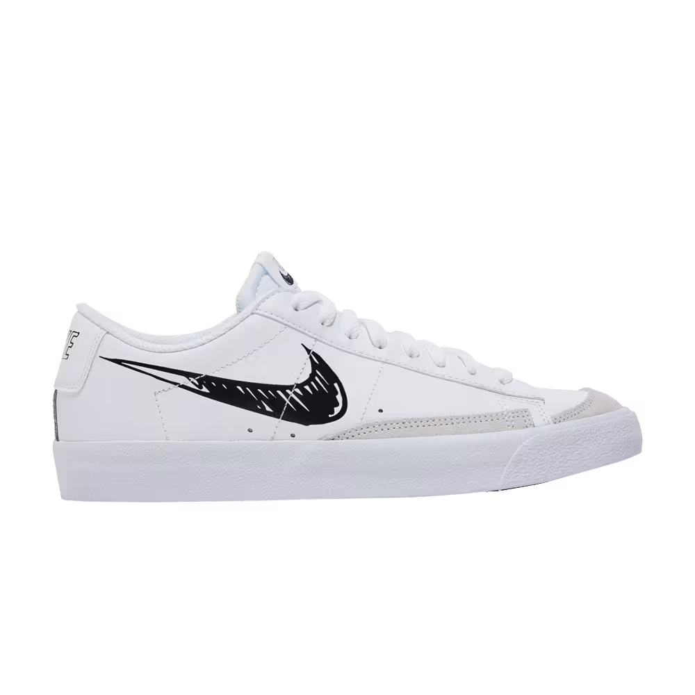 Nike Blazer Low Sketch - White Black