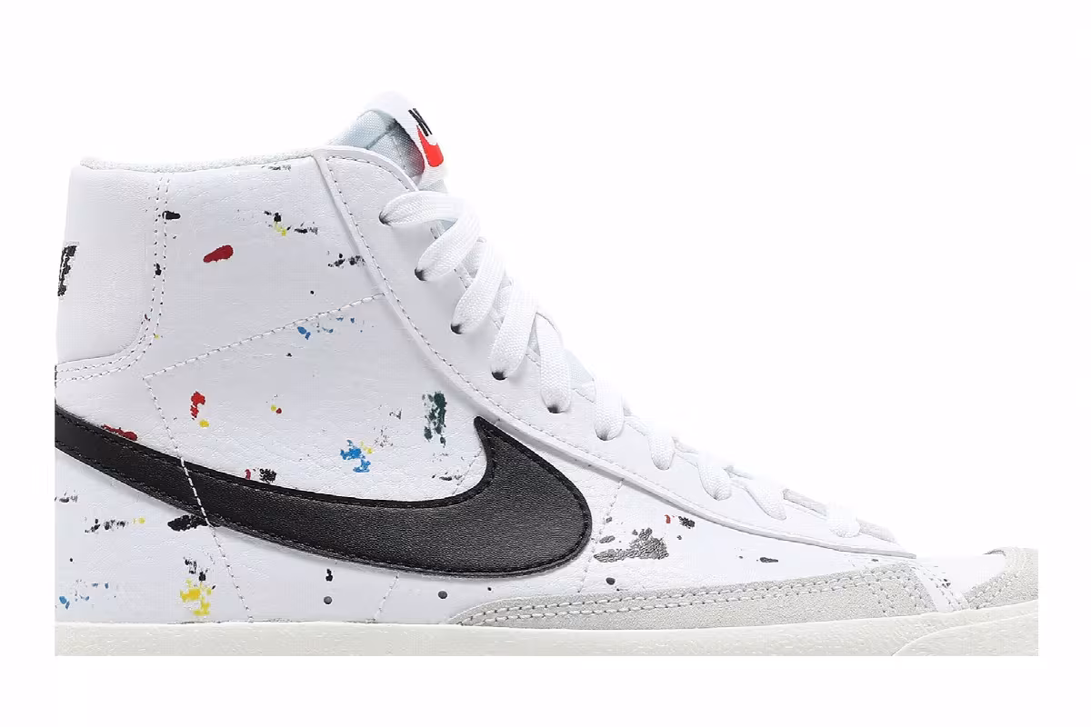 Nike Blazer Mid Paint Splatter, view 3