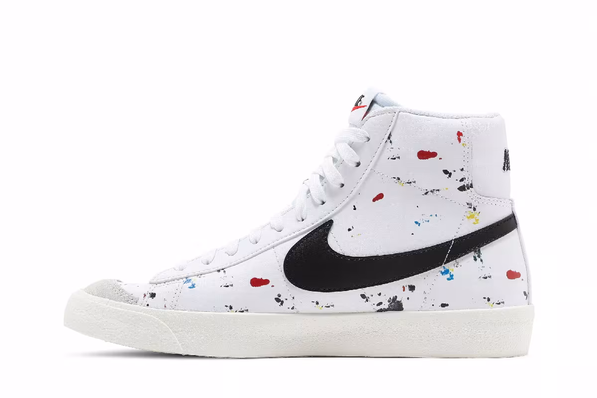 Nike Blazer Mid Paint Splatter, view 4