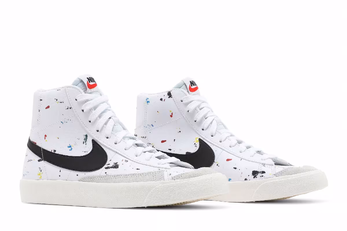 Nike Blazer Mid Paint Splatter, view 9