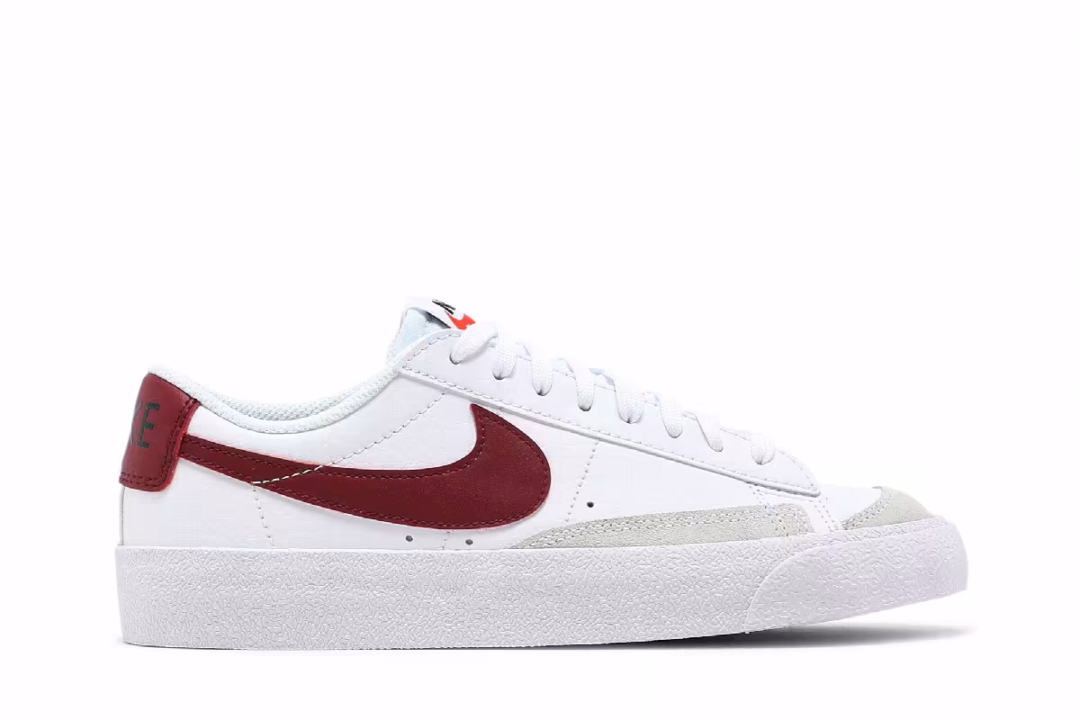 Nike Blazer Low White Team Red, view 2