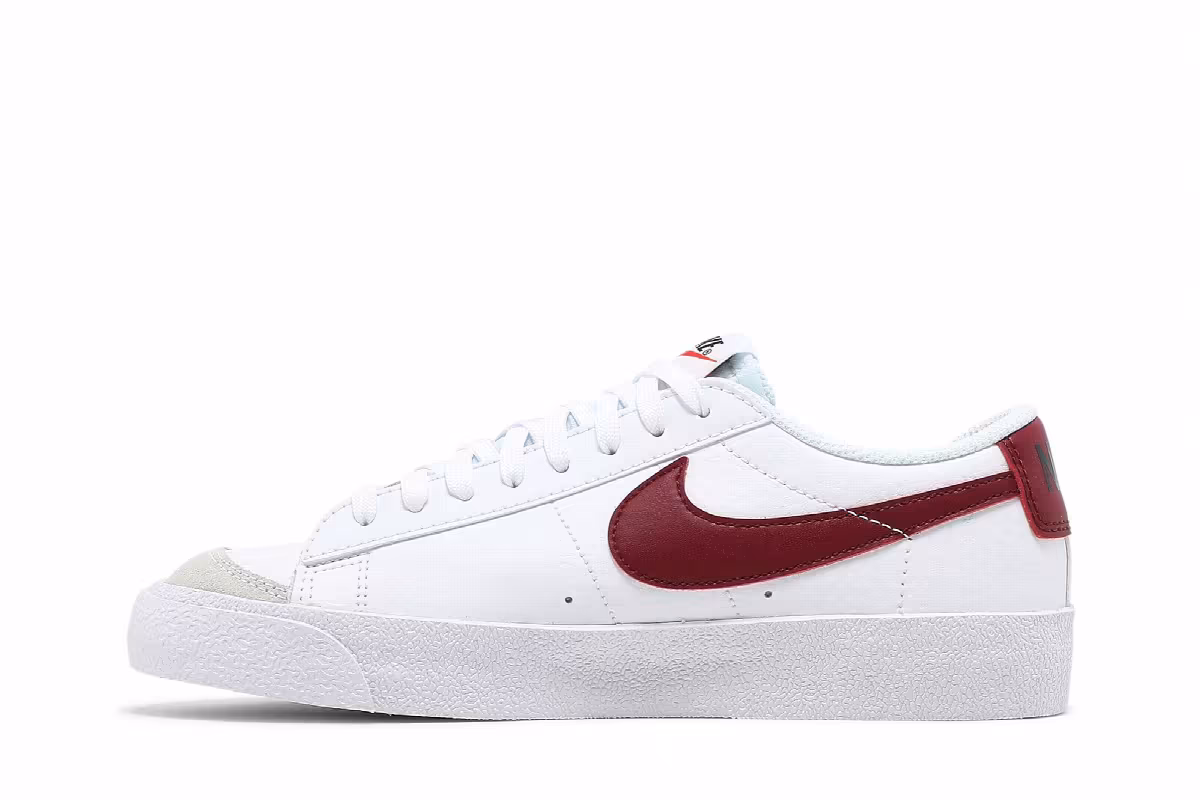 Nike Blazer Low White Team Red, view 4