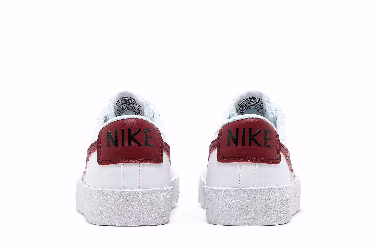 Nike Blazer Low White Team Red, view 7