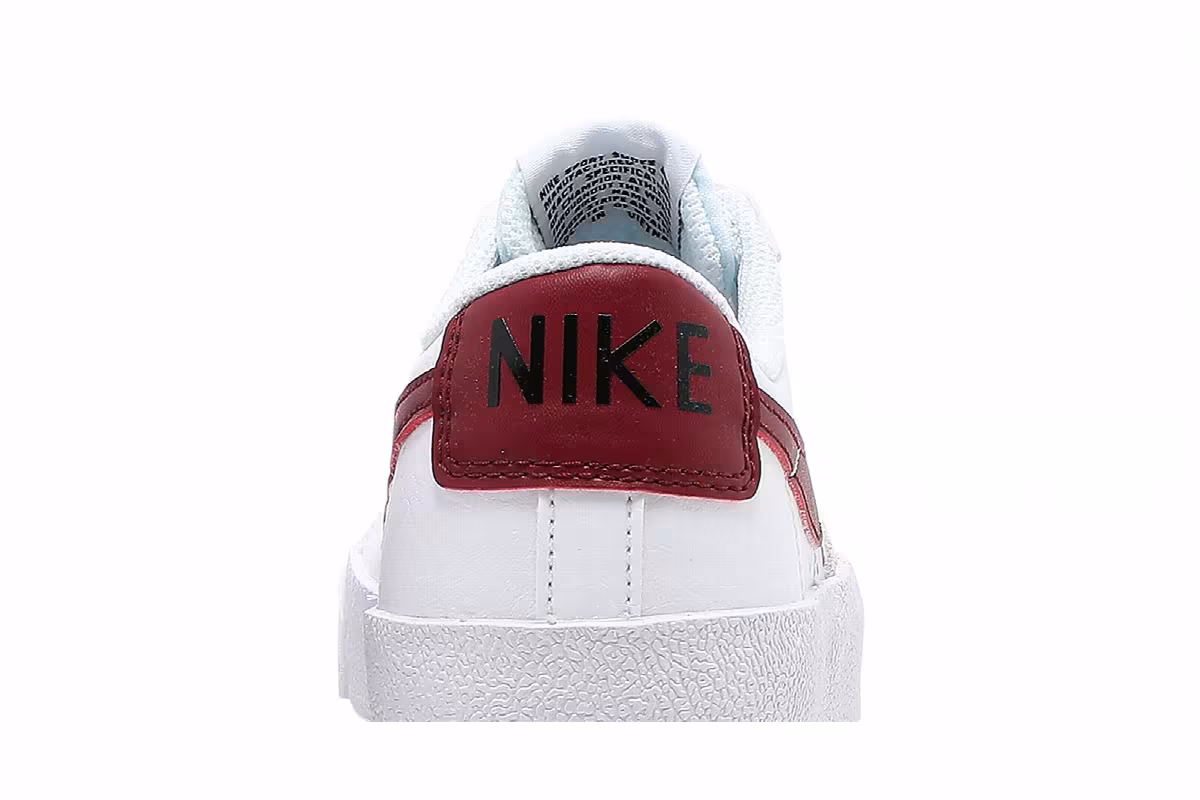 Nike Blazer Low White Team Red, view 8